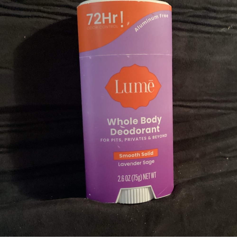 Lume whole body deodorant smooth solid soft powder 2.6 oz